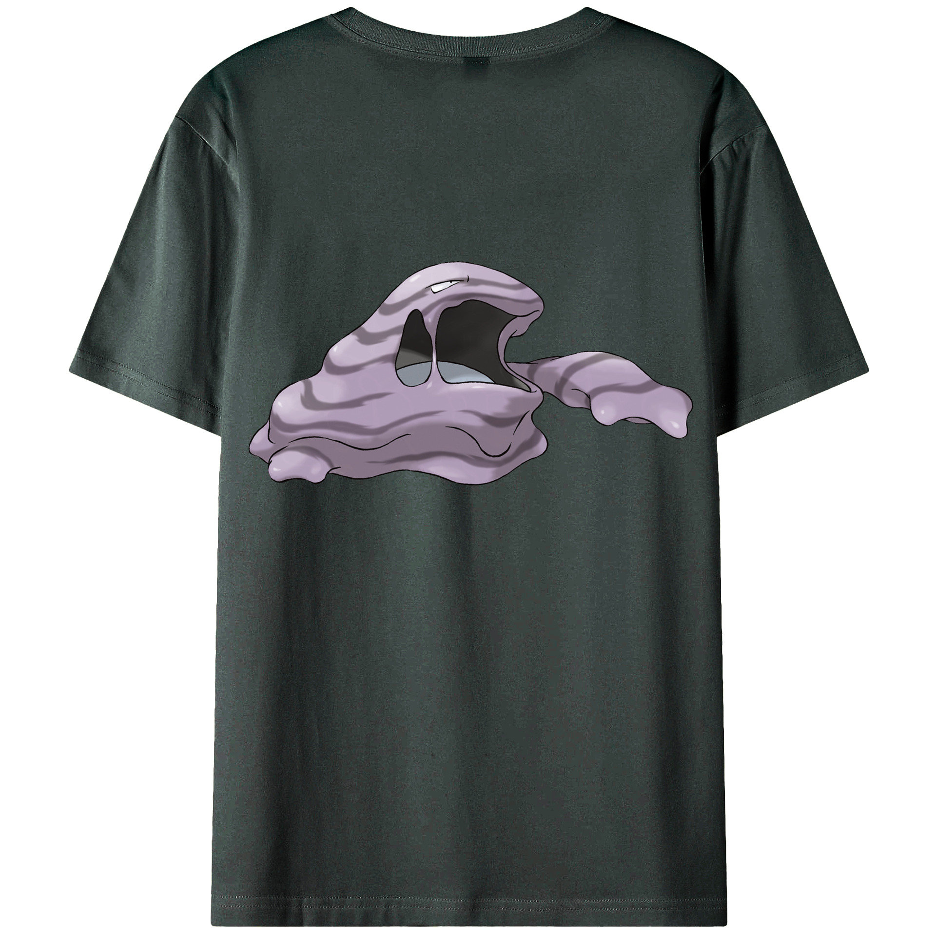（画像用） ポケットモンスター Pokémon 綿100％ メンズ半袖Tシャツ（バックプリント） 通気性